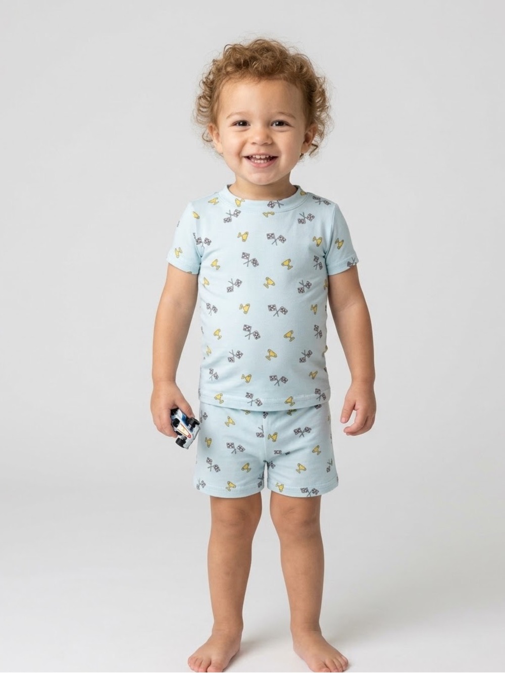 🎉 (2T) Le Petit Lullaby Racing Flag + Trophy PJ Set